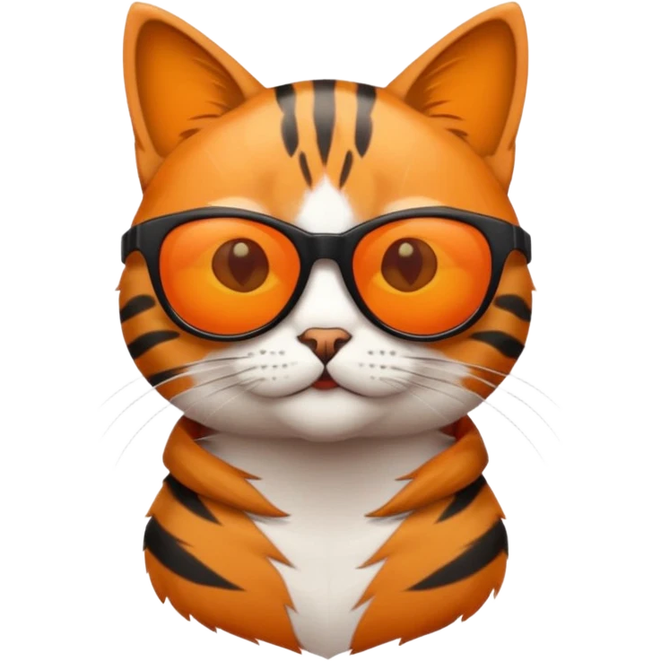 Cat wearing sunglasses emoji