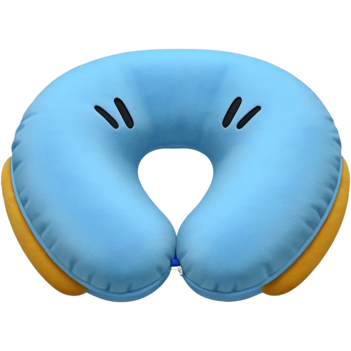 blue Travel Neck Pillow emoji