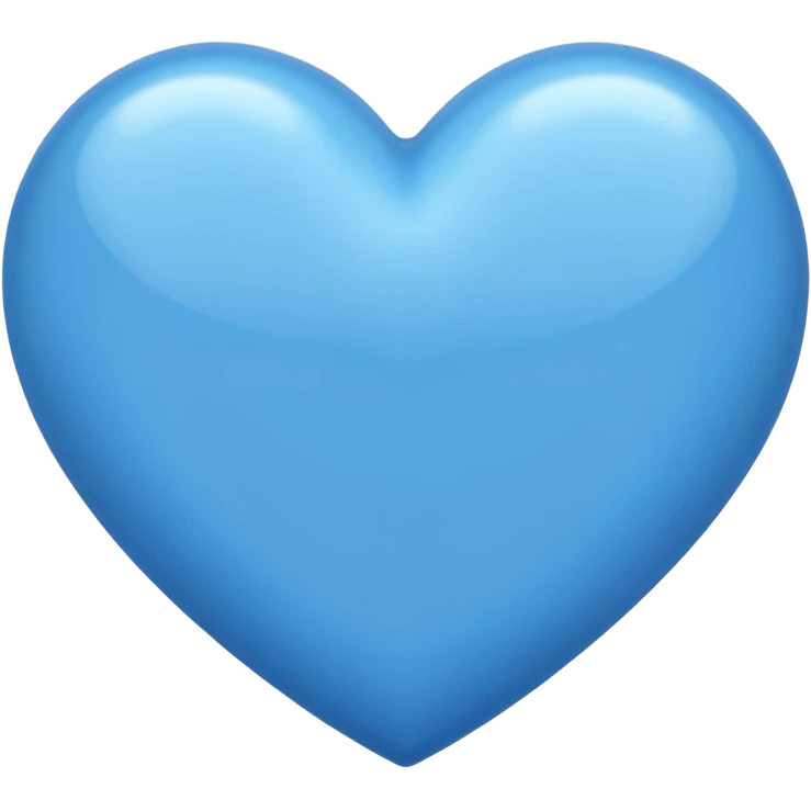blue heart emoji