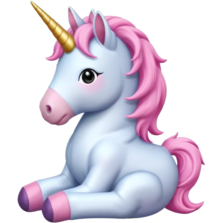 pink unicorn toy emoji