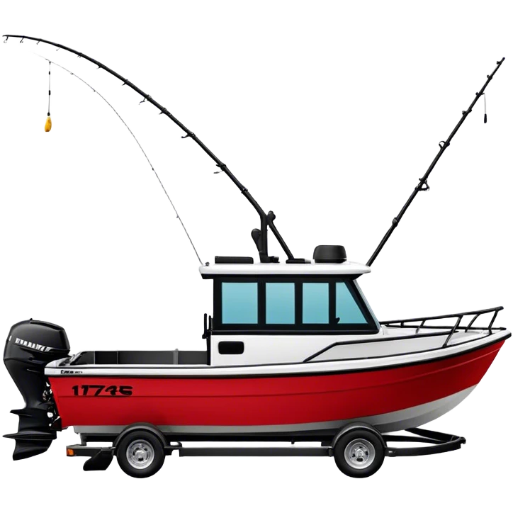 Fishing Boat - Lund 1775 Crossover XS (Model Year: 2022) (Iconic colour: Red with black trim) emoji
