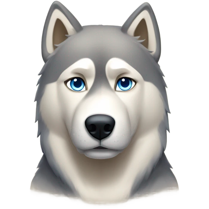 Tan husky  emoji