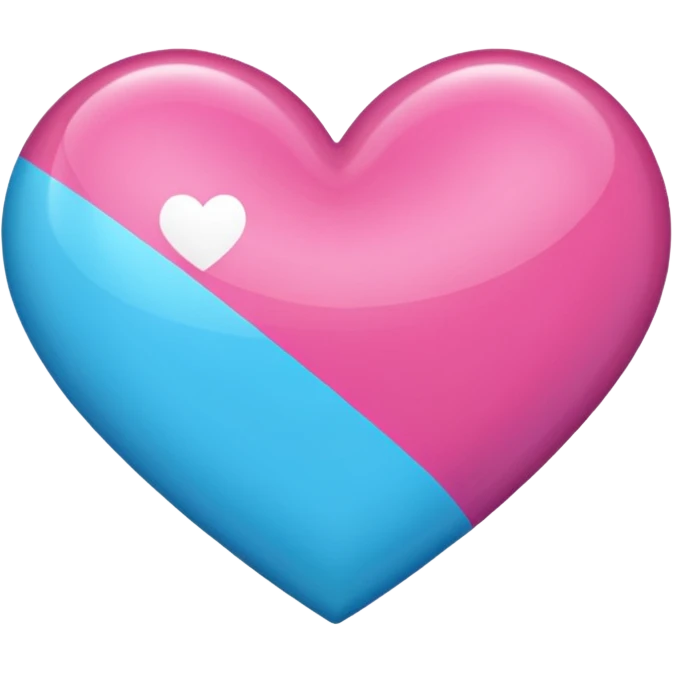 heart with trans pride flag colors emoji