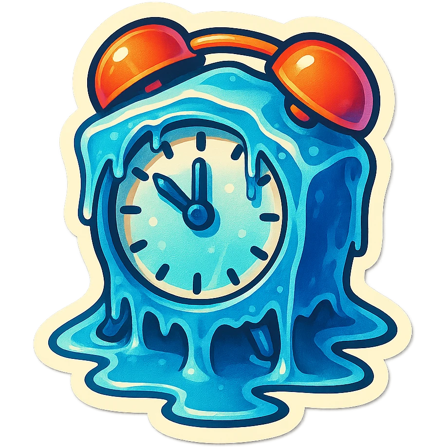 frozen clock emoji