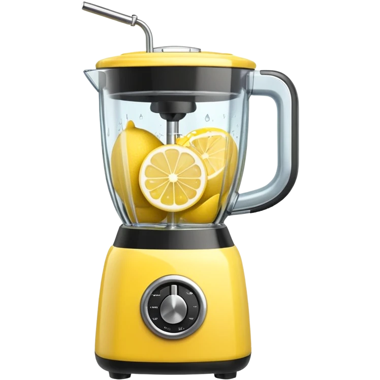 mac os fruit lemon blender yellow emoji