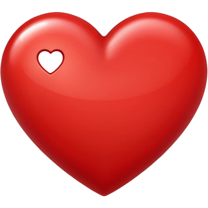 Real heart emoji