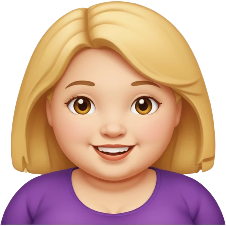 Fatty girl emoji