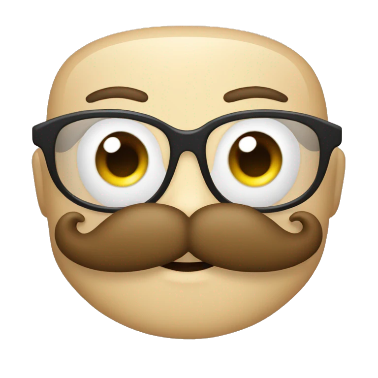 rana con bigote emoji