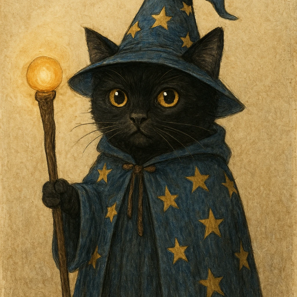 wizard gato emoji