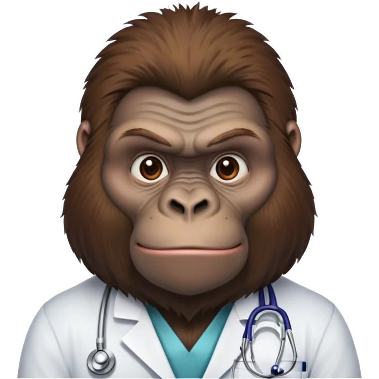 Doctor gorilla emoji