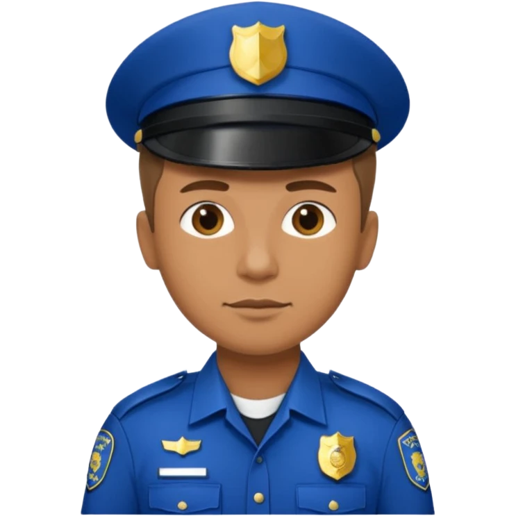 Hair police man emoji