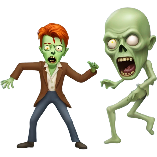 david bowie zombie dancing emoji