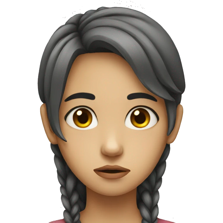  sad Girl emoji
