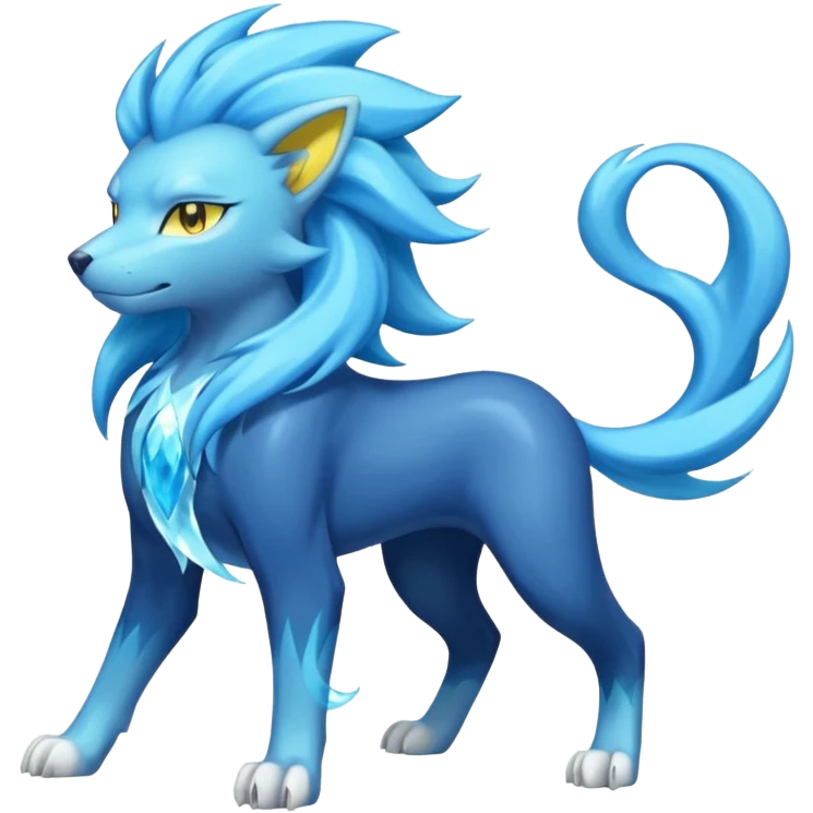 Luxray-Suicune-Amaura-Manectric-fusion emoji