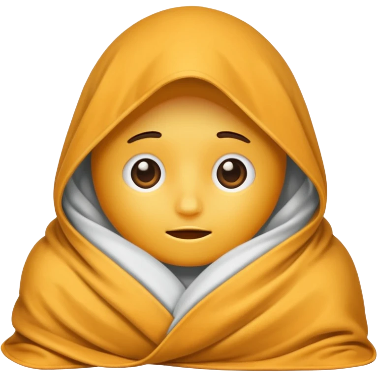 Someone under the blanket emoji