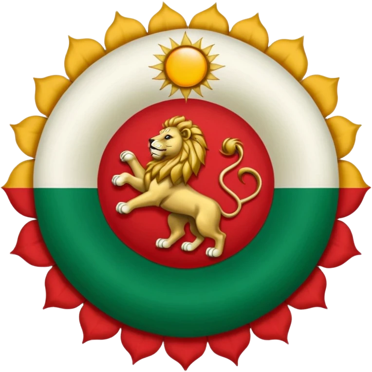 The pre-revolution iranian flag emoji