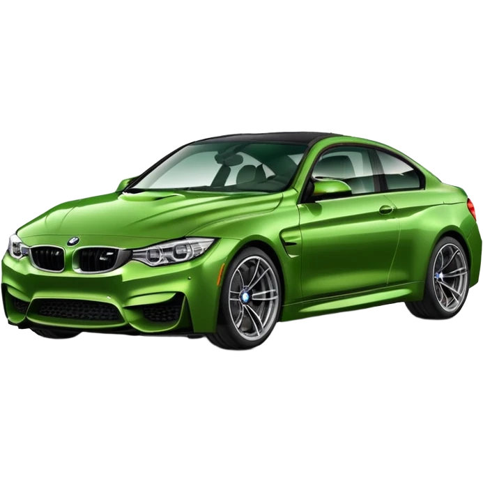 Green bmw m4 emoji
