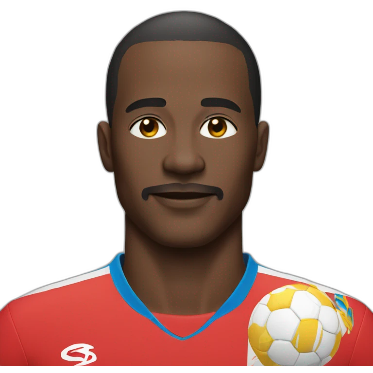 Homme avec le maillot de la rdc emoji