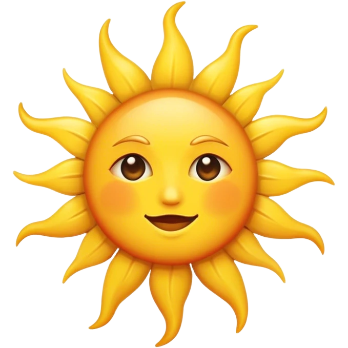 Sun emoji