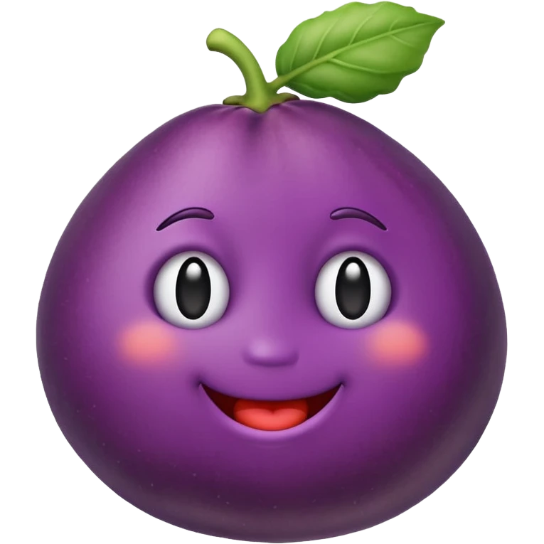 eggplant emoji halfway inserted into the peach emoji emoji
