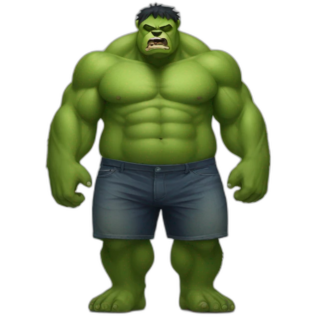 overweight hulk bear emoji