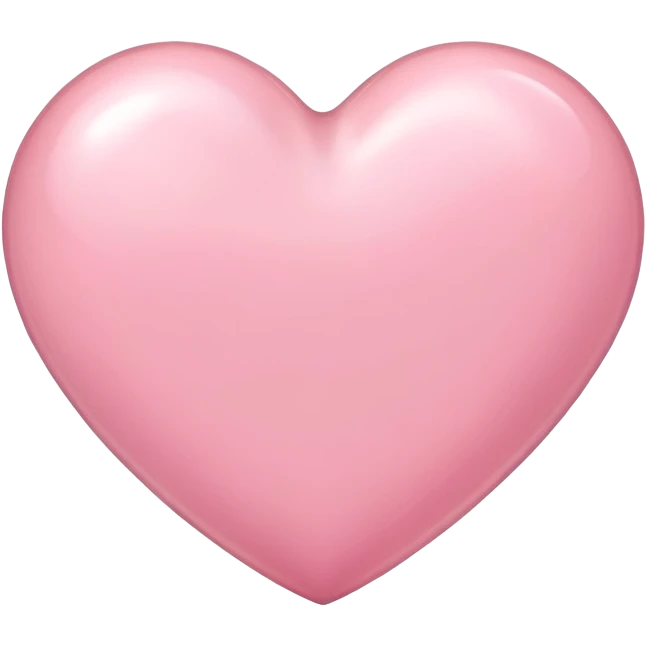 Light pink heart emoji