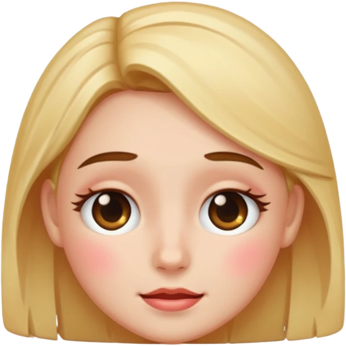 blushing emoji
