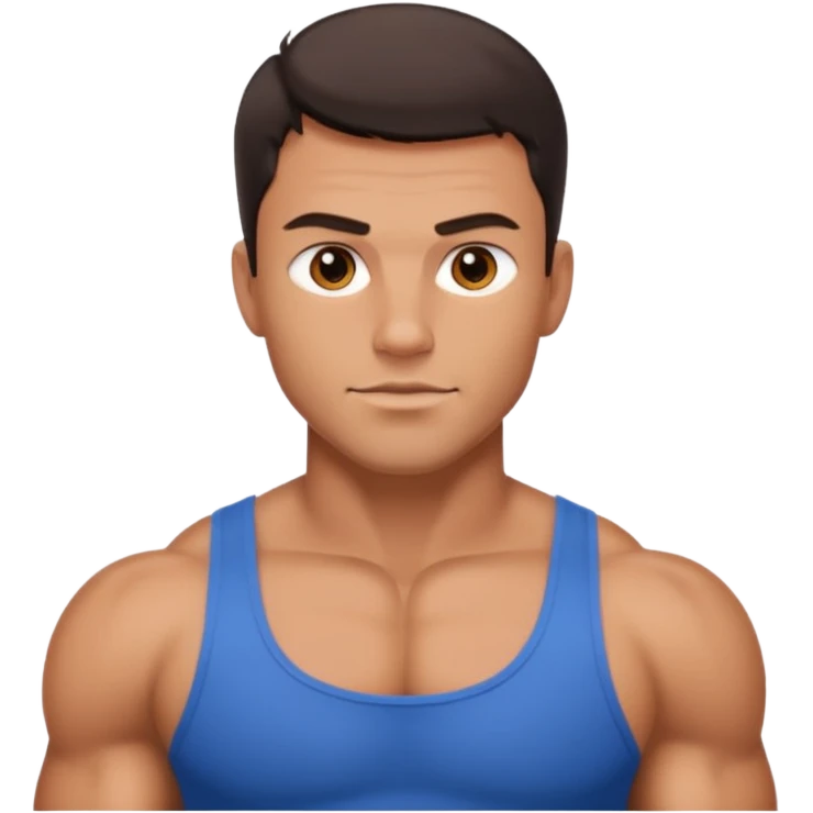 Sexy handsome muscular man emoji