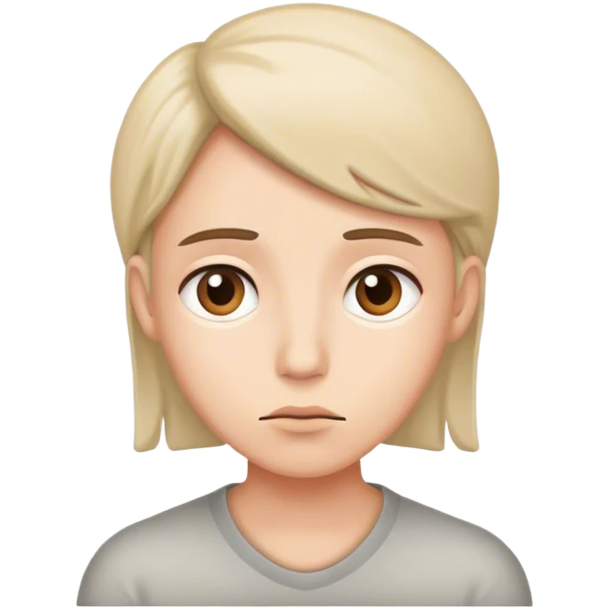 Person questioning life emoji