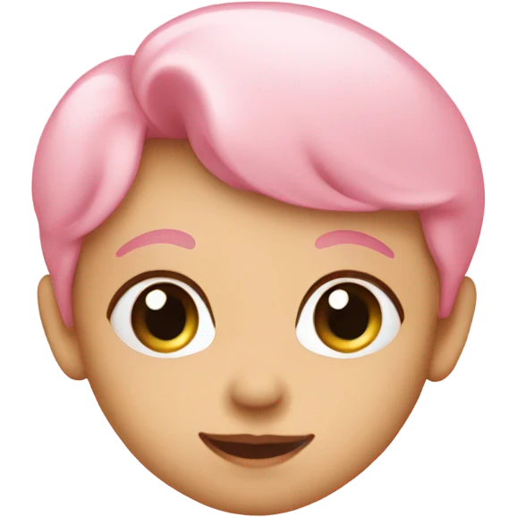A baby pink heart emoji