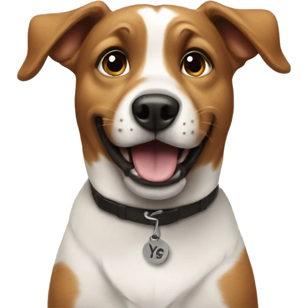 Dog saying yes emoji