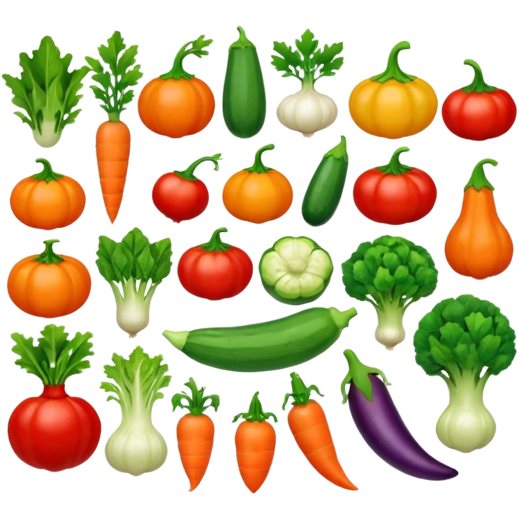 fresh vegetables emoji