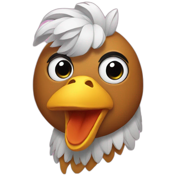 gay chicken streamer emoji