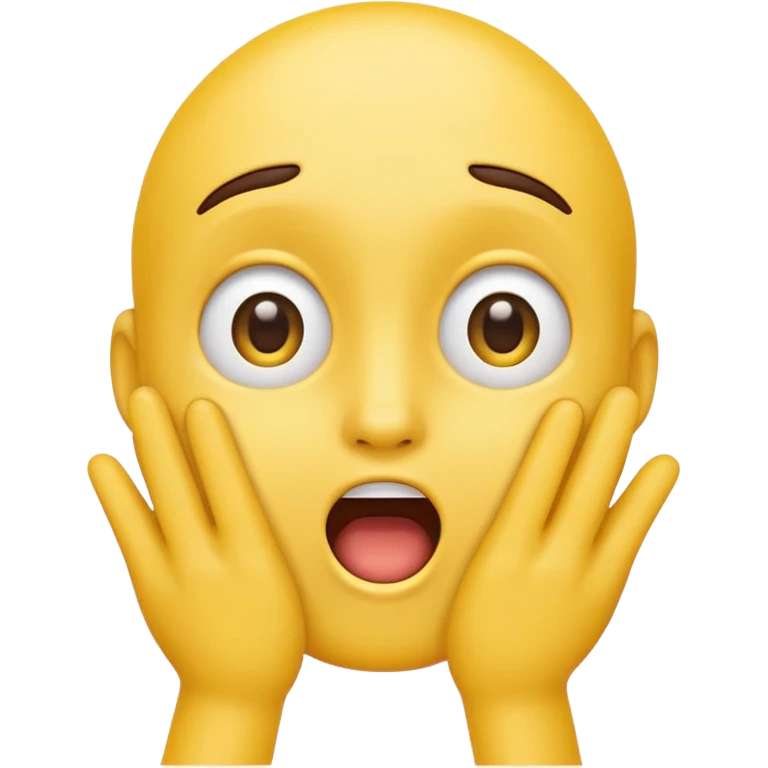 yellow emoji face with hand on face oh no emoji
