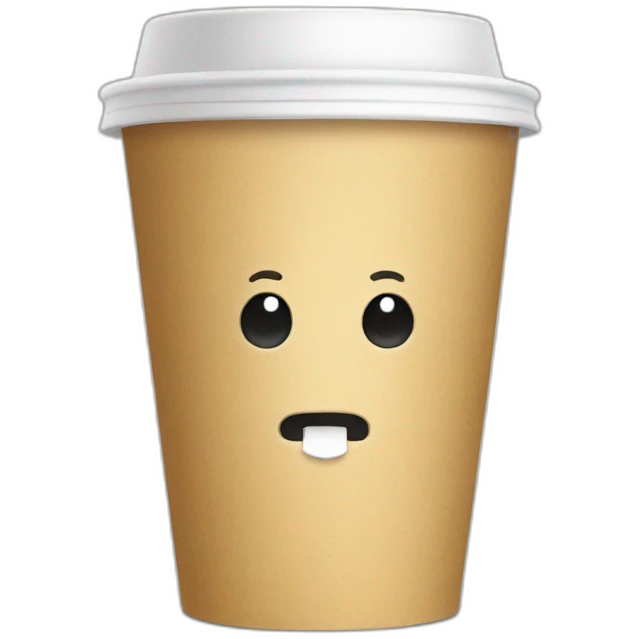 Paper cup emoji