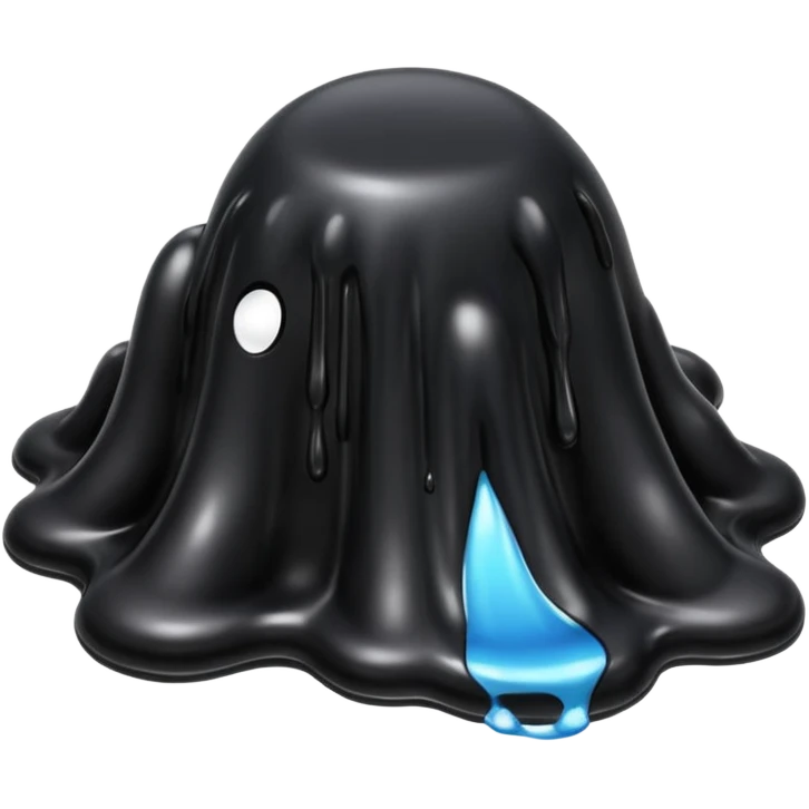 Black slime emoji