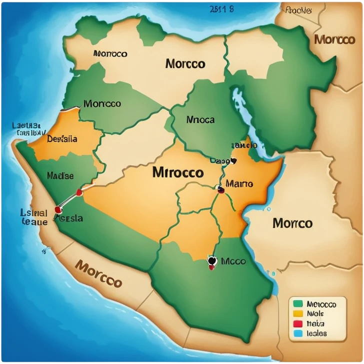 Create the full Moroccan map emoji