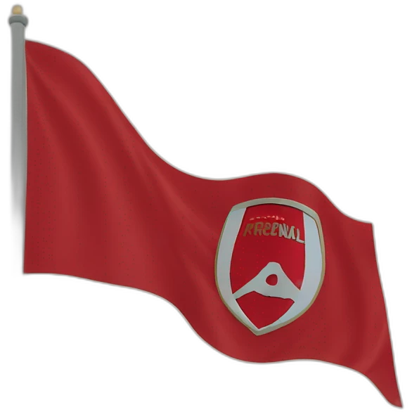 Arsenal fc waving flag emoji