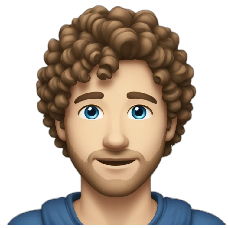 a-sexy-gay-guy-with-curly-brown-hair,-white-skin-and-blue-eyes emoji