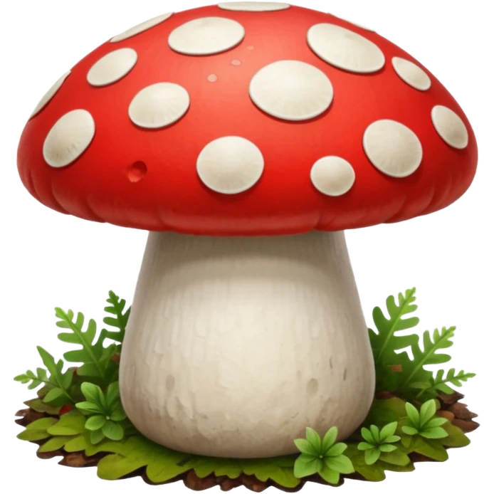 button top mushroom emoji