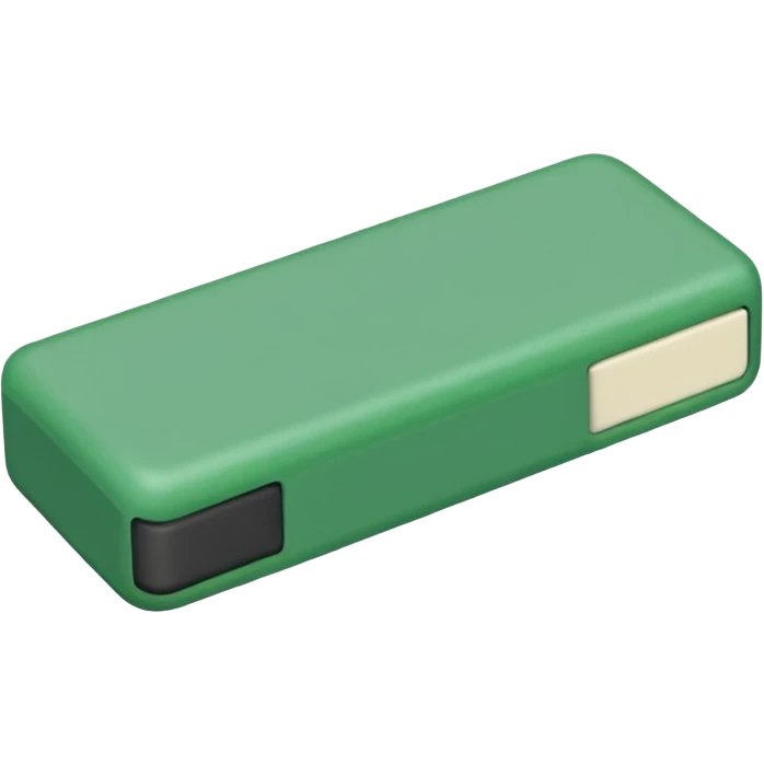 green eraser emoji