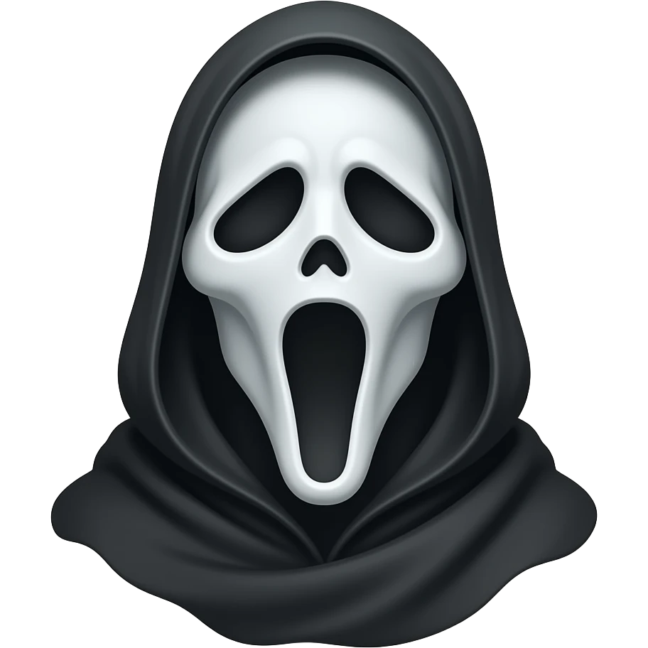 Scary figure that is scary and invsable emoji
