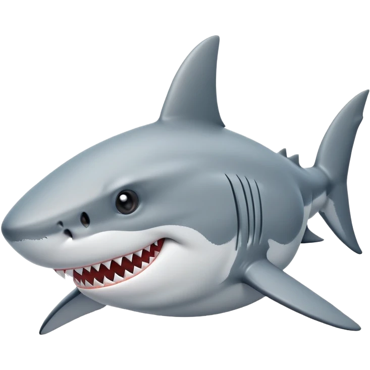 Shark with a middle finger  emoji