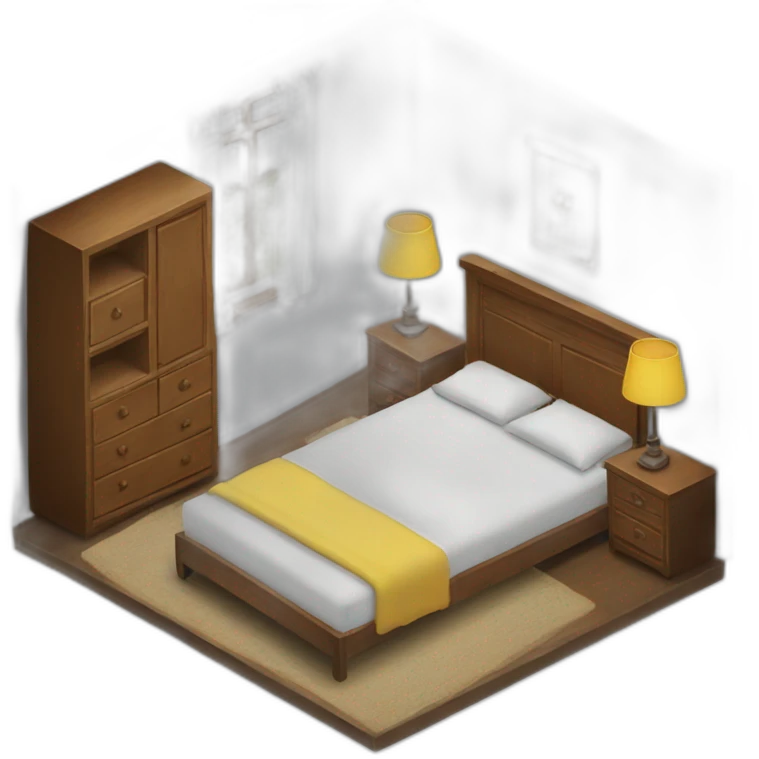 room with a loft emoji