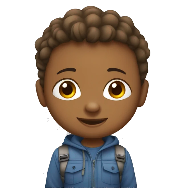bebé de 6 mesese escalador emoji