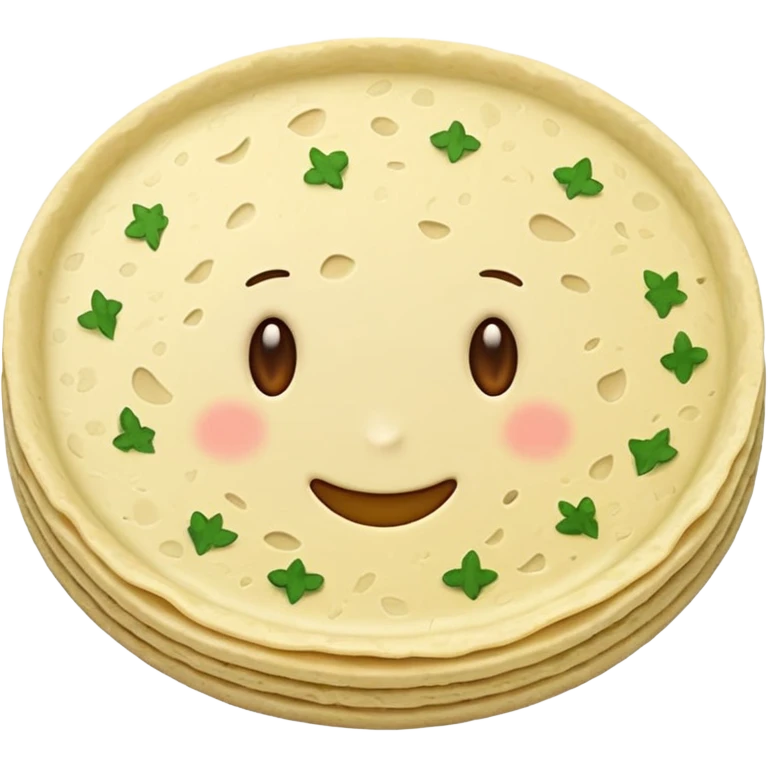 light green tortila emoji