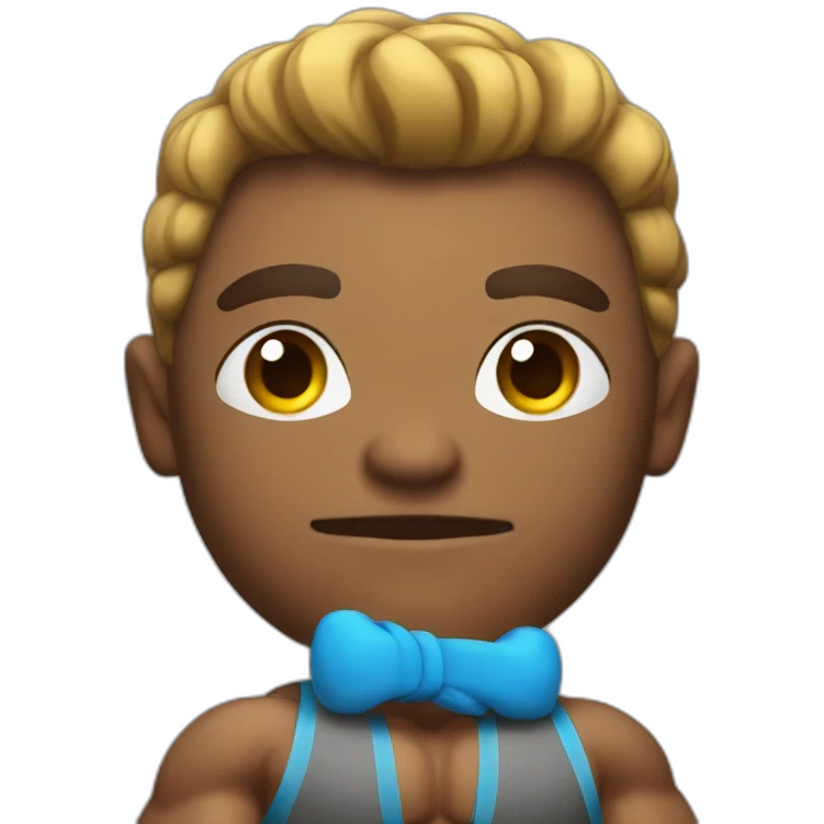 body builder emoji