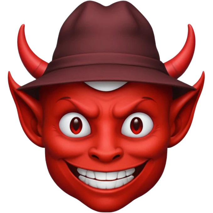 devil wearing hat emoji