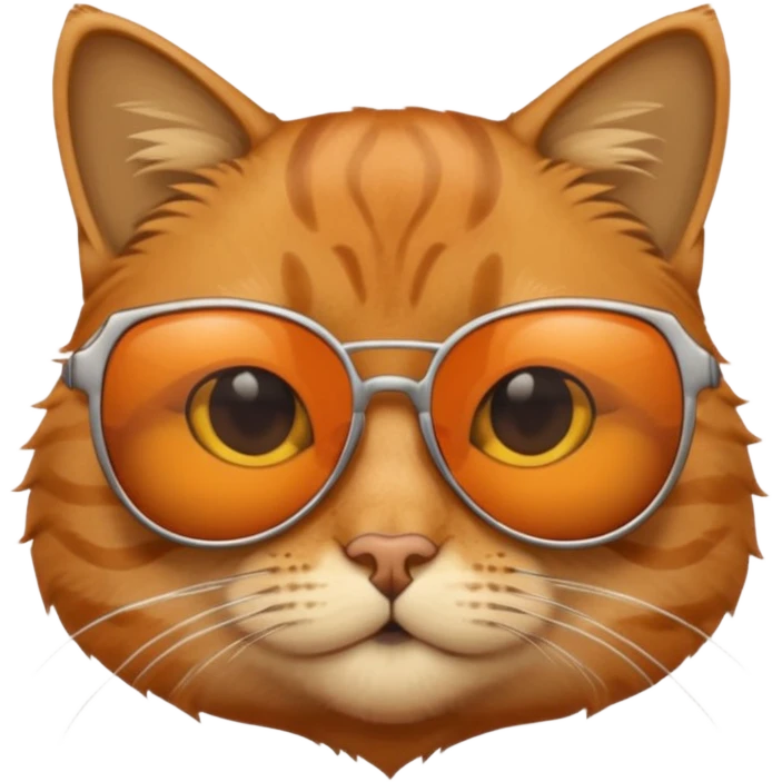 Cat wearing sunglasses emoji