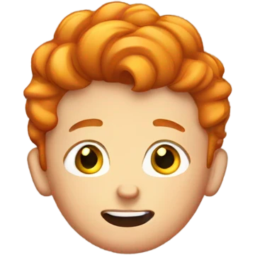 Ginger gay kid emoji